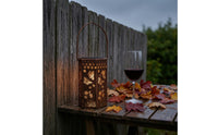 Solar Lantern Rustic Outdoor Light Retro for Courtyard