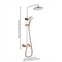 High-pressure rainfall showerhead