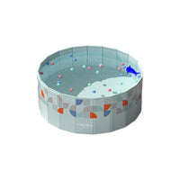 Foldable Hard Plastic Pet & Kiddie Pool, Non-Inflatable