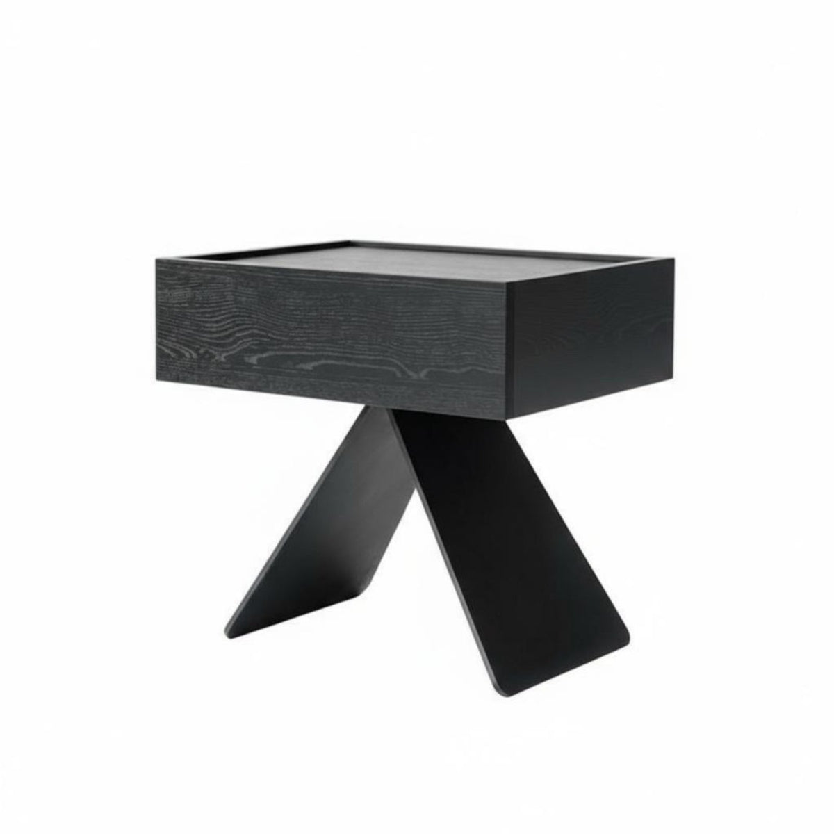 Scandinavian Design Floating Nightstand with Drawer Minimalist aesthetic Wall-Mounted Bedside Drawer Space-Saving Side Table Curved Shape for Interior Designers, Homeowners, Adults, Bedroom, Small Spaces, Living Room, Entryway