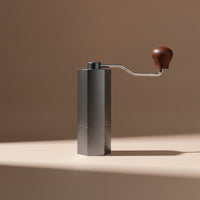 Manual Coffee with Crank Small Capacity Manual Coffee Bean Mill External Settings for Travel, Office