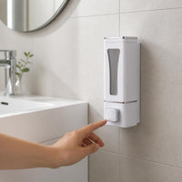 Multi-Head Wall-Mounted Manual Soap Dispenser for Shampoo, Shower Gel, and Hand Sanitizer