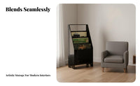 Vinyl Album Storage Rack Easy Browsing Spacious Capacity for Home Decor