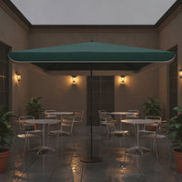 Advertising Umbrella without Base Sun-Shading Outdoor Umbrella with Double-Layer Textile Rainsheltering Square for Vendors