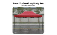 Advertising Gazebo Foldable Deployable up Canopy Tent Waterproof Instant-Setup Canopy for Street Vendors, Businesses, Business Shows, Carport