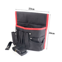 Waist Tool Bag Wear-Resistant Tool Belt Pouch Utility Belt Pouch Waterproof Multi-Pocket for Electricians, Construction Sites