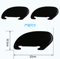 Insertable Fin Set for Surfboard, Kayak, Paddle Board, 4 Inch, Black