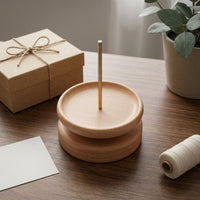 Manual Thread Spool Rack Handmade Wooden Spool Holder Tangletangle-Resistant