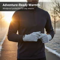 Men's Winter Cycling & Running Gloves - Waterproof, Touchscreen, Windproof & Thermal