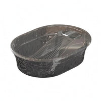 Washboard Basin Oval Laundry Wash Tub Shallow