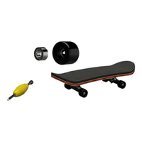 5-Layer Maple Deck Finger Skateboard Stress Relief Fingertip Skateboard High Speed Bearings Pro Fingerboard Nickel Alloy Trucks for Office