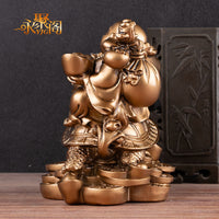 Resin Maitreya Buddha Statue Ornament for Home Decor