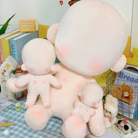 10cm正常体坐姿海星体现货娃圈品质练手素体娃棉花明星娃娃20cm