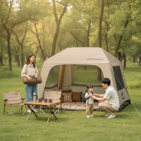 Quick Setup Inflatable Cabin Tent Family Inflatable Tent Waterproof Leak-Resistant for Campers, Families, Camping, Weekend Trips