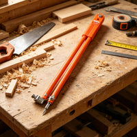 Woodworking Compass Clamp Holder Circle Marking Tool Uses Standard Pencil