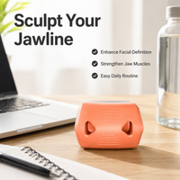 Silicone Jaw Exerciser, Double Chin Reducer for Defined Jawline Facial Muscles, Jawline Double Chin Reducer Tool