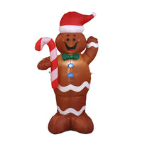 1.5m Inflatable Gingerbread Man Christmas Decoration (AU Plug)