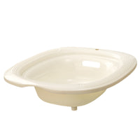 Press-to-Drain Sitz Bath with Drain Plug Smooth Toilet Sitz Bath Compact Temperature Resistant for Moms