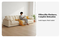 cumulusShaped Sofa Nordic aesthetic Living Room Furniture Modern Minimalist Couch for Families, Interior Design aficionados, Lounge Area, Family Gatherings