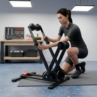 Compact Floor Bike Stand Indoor Foldable Bike Stand Sturdy Floor Storage Rack Long-Lasting for Cyclists
