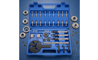 42 Pieces Bearing Removal Tool Kit Anti-Slip Bearing Puller Kit with Carrying Case Versatile Hub Extractor Puller for Mechanics, Workshop
