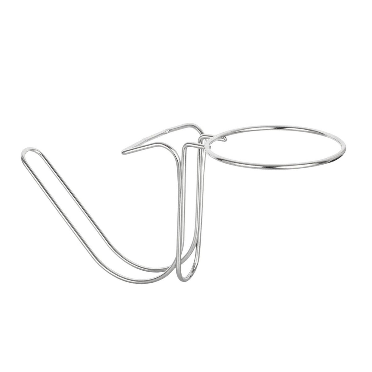 Tabletop Rack with Circlet Compact Ice Container Hook Holder Lightweight