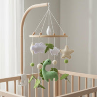 Dinosaur Crib Mobile Sleep Aid Baby Bed Bell Cute Nursery Decor for Newborns