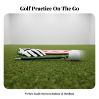 Indoor Outdoor Use Golf Rope Ball Rhythm Control Golf Swing Practice Aid Lightweight & Portable for Beginners, Backyard, Garden, Office