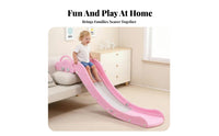 Safe Rounded Edges Bedside Slide Anti-Slip Base children's Play Equipment Safety Deceleration Zone Space-Saving for Toddlers, Preschoolers, Parents, Indoors, Indoor, Playroom, Living Room