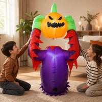 Inflatable Pumpkin Halloween Inflatable Pumpkin Inflatable with Power Cord Outdoor Spooky for Homeowners, Yard, Lawn