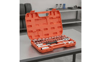 32-Piece Socket Wrench Kit High-Quality Socket Wrench Set with Case Complete Mechanic Tool Set Comprehensive for Car Owners, Auto Repair
