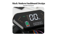 Digital Display Instrument Cluster High Visibility Readout Electric Two-Wheeler Instrument Cluster Universal Power 48V-72V LED Dashboard