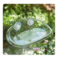 Hanging Cat Bed with Suction Cup Cat Bed Mount, Dome Shaped Indoor Cat Hammock for Window, Sunbathing Perch for Lounging, 500*305*200mm Size