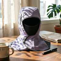 Hot-Work Hood with Shoulder Cape Fire-Retardant Safety Gear Mesh Face