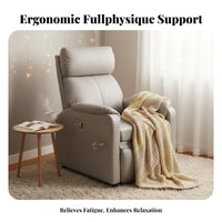 Upholstered Club Chair Adaptable Seating Furniture Ergonomic Design Plush Cushioning for Salon Clients, Students