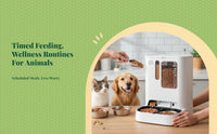 Smart Automatic Pet Feeder with Camera, Large Capacity