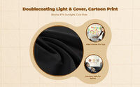 Car window shade blocks sun
