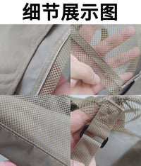 跨境户外果园蘑菇袋水果采摘袋可折叠大容量网布袋野外挎包收纳袋