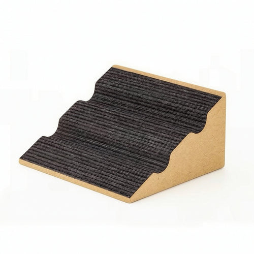Cork Pet Ramp Sloped Pet Ramp with Grooved Surface Gentle Angle Dog Steps for Elderly Cats