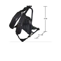 Backpack Brush Frame Cylindrical Metal for Yard Maintenance, Landscapers