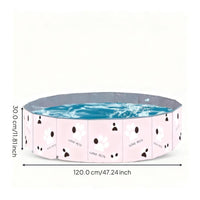 Foldable Hard Plastic Pet & Kiddie Pool, Non-Inflatable