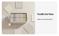 Foldable textile Storage container dirtresistant Foldable textile Container Visible clear panel