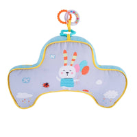 Skin-Friendly Tummy Time Pillow Detachable U-Shaped Pillow with Toys 2-in-1 Tummy Time Mat Comfortable for Infants, Babies, Newborns, Playtime