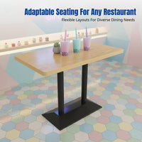 Wall-Mounted Booth Sofa, Dining Table Chair Set, Restaurant, Commercial, Fast Food, BBQ, Milk Tea, Snack Bar, Pasta Shop