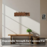Retractable Keyboard Key Hanger Space-Saving Coat Rack sturdyDuty for Music Lovers