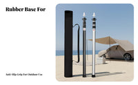 Adjustable Tarp Pole Lightweight Adjustable Tarp Poles Telescoping Tent Poles Rust-Resistant Extendable Shelter Support Rod