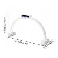 Foldable Crescent Lamp LED Crescent Light Curved Manicure Table Light Dimmable for Beauticians