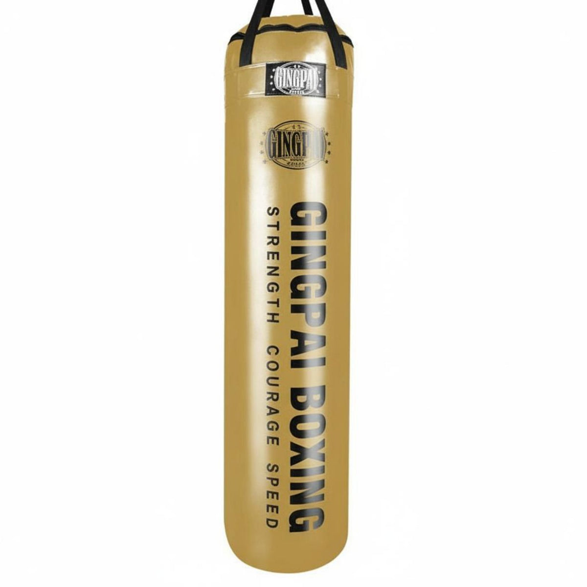 Hanging Punching Bag Construction Heavy Striking Bag PU Leather Fighting Sports Gear for Fighting Artists, Professionals, Dojo