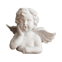 Cherub Figurine Nordic Style Angel Sculpture Adorable Design Inspirational for Gardeners, Bedroom, Bookshelf, Shelves