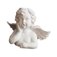 Cherub Figurine Nordic Style Angel Sculpture Adorable Design Inspirational for Gardeners, Bedroom, Bookshelf, Shelves